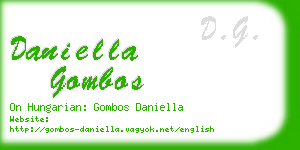 daniella gombos business card